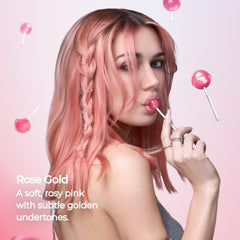 XMONDO Hair Top Coat Rose Doré – temps d’attente de 5 minutes pour colorer.
