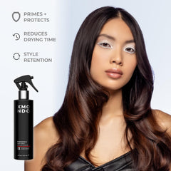 XMONDO Bouclier thermique pour cheveux – effet brillance sur les longueurs.
