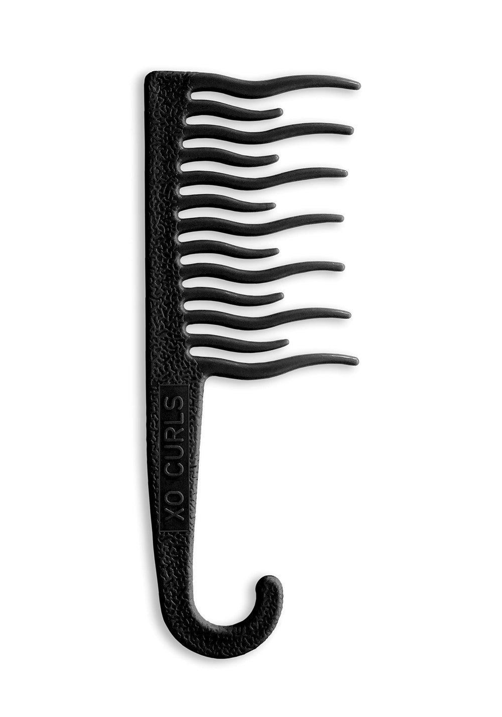 Le peigne XO Curls à dents larges assure un démêlage en douceur sous la douche.
