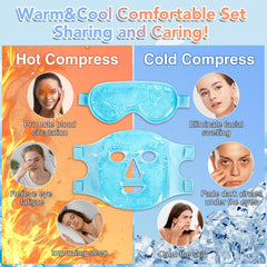 XPCARE masque visage gel froid — rafraîchit la peau et réduit les cernes.