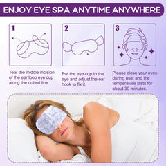 XPCARE masque yeux vapeur lavande chaleur apaisante