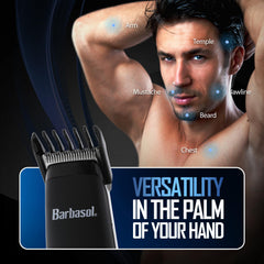 XTREME Barbasol Touch Up Trimmer, usage polyvalent pour barbe et cheveux.