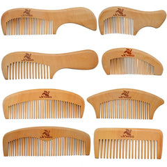 Xuanli ensemble 8 brosses en bois pour cheveux, pratique et durable pour toute la famille.