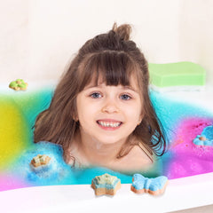 XX Bombes de Bain Labo Science – moules inclus pour créer cinq bombes.