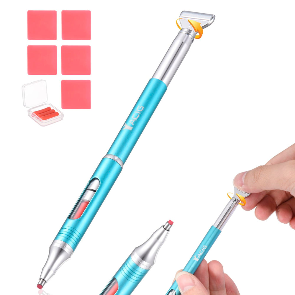 Stylo Yacig Diamant Art avec cire remplaçable, pratique et fluide.
