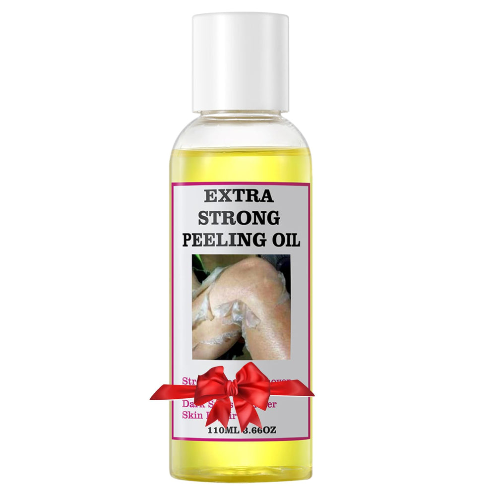 YAFUSIPE: bouteille d'huile peeling jaune pour exfolier en douceur à domicile.