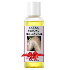 YAFUSIPE: bouteille d'huile peeling jaune pour exfolier en douceur à domicile.