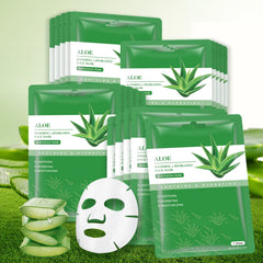 Masque visage YAFUSIPE feuille d’aloé véra pour hydration en profondeur.