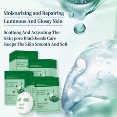 Masque YAFUSIPE Formule Naturelle Eucalyptus: soin naturel apaisant