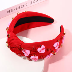 YAHPERN bandeau-cheveux coeur cristal, touche scintillante au quotidien.