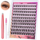Yaiseiko kit cils auto-adhésifs effet plumeux, applicateur inclus, pose facile.