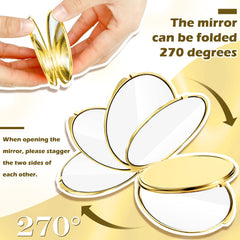Miroir portable Yalikop, taille de poche pour voyager