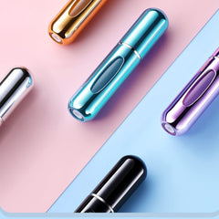Yamadura atomiseur portable 5 ml bleu, compact et facile à glisser dans le sac.