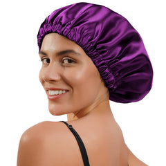 Aspect élégant et simple : bonnet YANIBEST violet.
