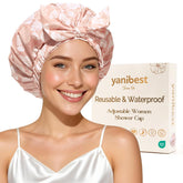Yanibest bonnet de douche femme imperméable — vue générale et maintien