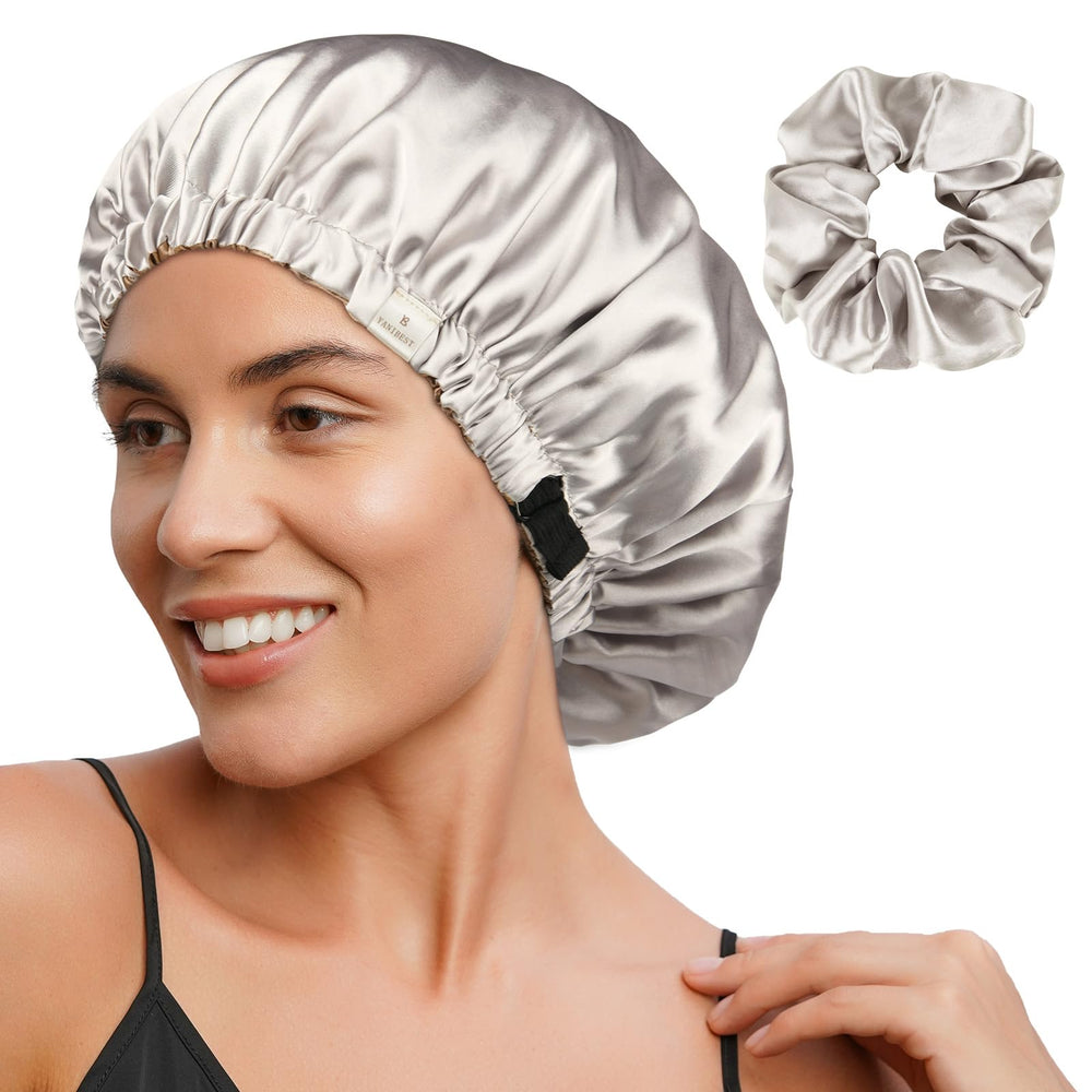 Bonnet Yanibest satin double-face: douceur nocturne qui protège les cheveux