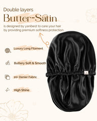 Yanibest bonnet satin douceur agréable pour boucles et coiffures