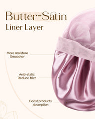 YANIBEST bonnet satin protection cheveux: douceur légère et confort nocturne.