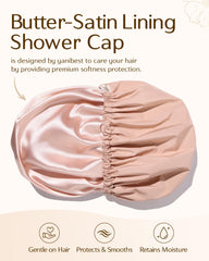 Yanibest cap douche spacieux pour cheveux longs et epais
