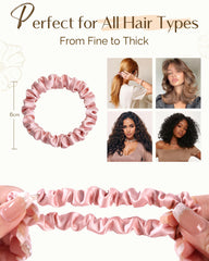Chouchous satin Yanibest — adaptés à tous types de cheveux pour un look soigné.