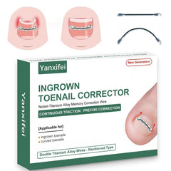 Yanxifei correcteur d’ongle incarné avec nitinol, soulage et redresse l’ongle progressivement.