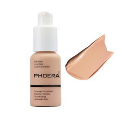 Yaper PHOERA Foundation, bouteille matte douce pour une application fluide et tenue.