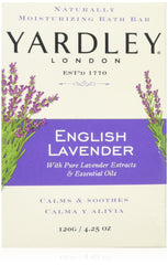 Savon Yardley London English Lavender - emballage élégant prêt à offrir, expérience luxueuse.
