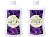 Yardley London English Lavender hand soap bottle with gentle cleansing.