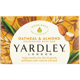 Savon Yardley London avoine et amande, exfoliant doux et hydratant.