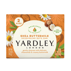 Savon Yardley London, barre nourrissante: douceur durable pour peau sensible.