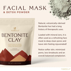 YARELI argile bentonite utilisée dans le bain, expérience apaisante et purifiante.