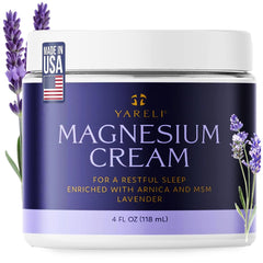 Crème YARELI magnésium-douleur-musculaire, soulage les muscles tendus.