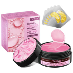 Masque yeux rose Yargkos pour réduire les cernes et rafraîchir le regard.