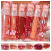 Yasovigi gloss ours rose, gros plan: éclat et hydratation durable