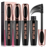 Mascara Yasovigi 4D Soie, pack trio, offre volume durable et regard intense.