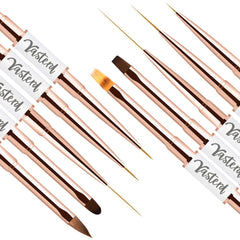 Pinceaux Yasterd avec 10 têtes variées pour détails fins.