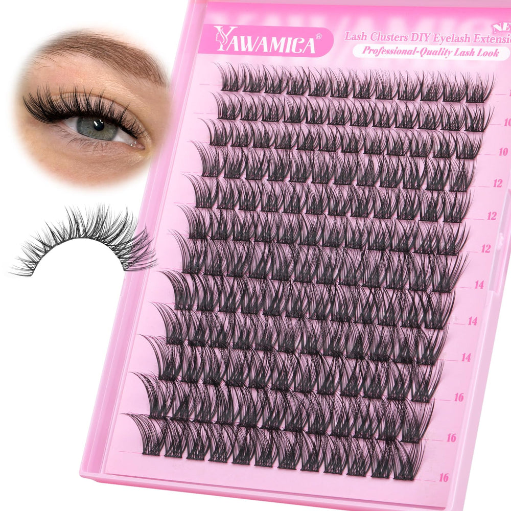 Yawamica amas-cils-c-curly-10mm offre un regard naturel et relevé.