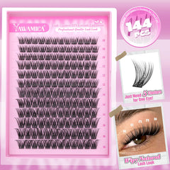 Yawamica amas-cils-c-curly-14mm pour un éclat plus prononcé sans lourdeur.