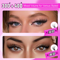 Yawamica bond et seal durable sans paquets pour vos cils.