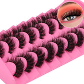 Yawamica cils mink 15 mm plumeux pour un regard plus ouvert et naturel