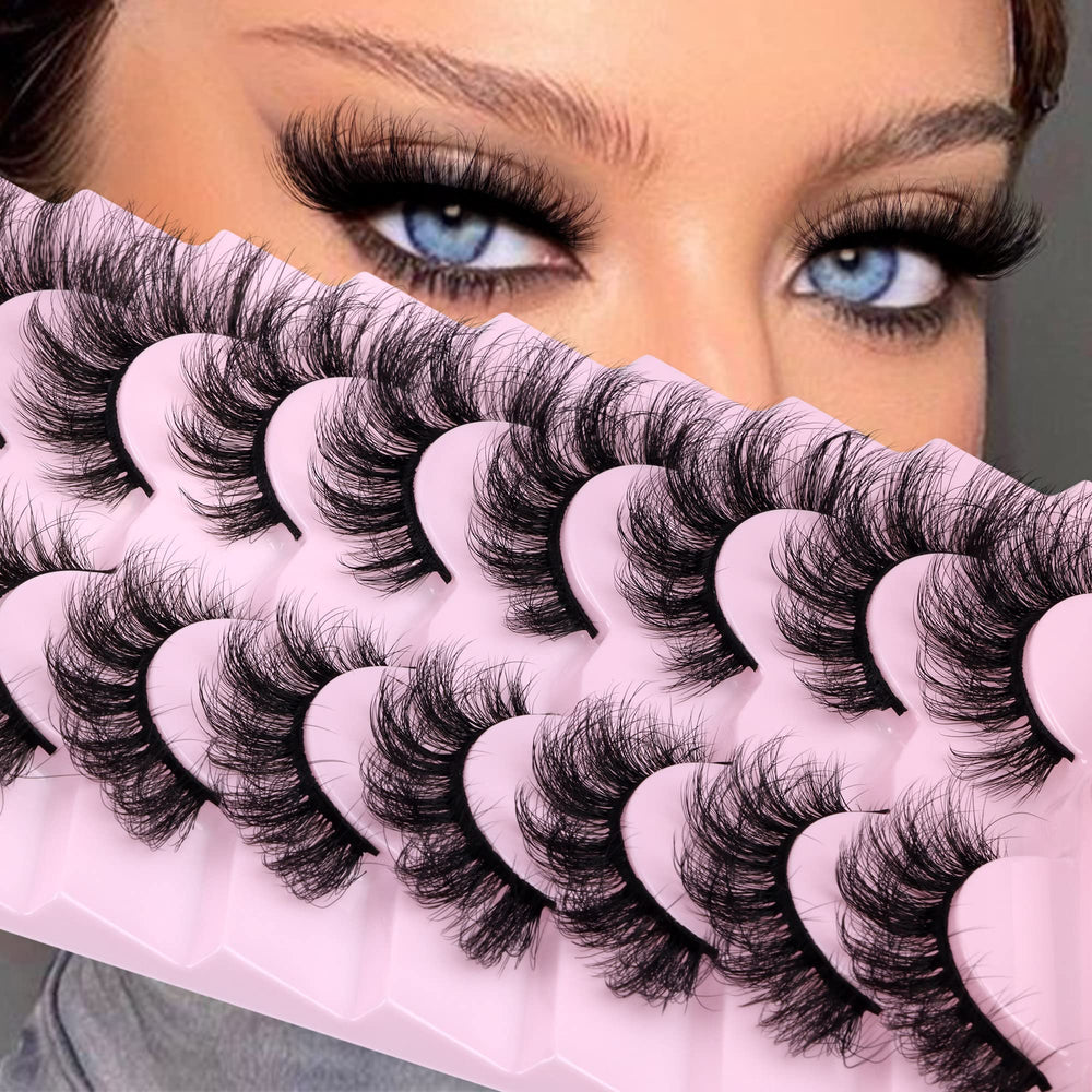 Yawamica cils mink duveteux 16mm pour regard élégant et naturel.