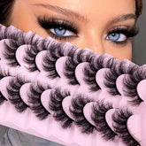 Yawamica cils mink duveteux 16mm pour regard élégant et naturel.