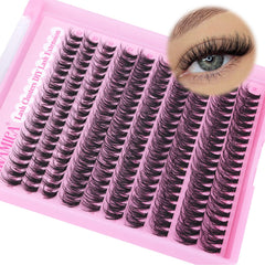 Yawamica grappes cils naturels 10-14 mm pour un regard discret