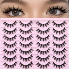 Yawamica cils manga 15mm, effet extension sans effort pour un look naturel.