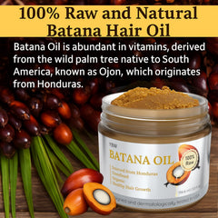 YBW Batana Oil, gouttes, application facile pour cheveux.