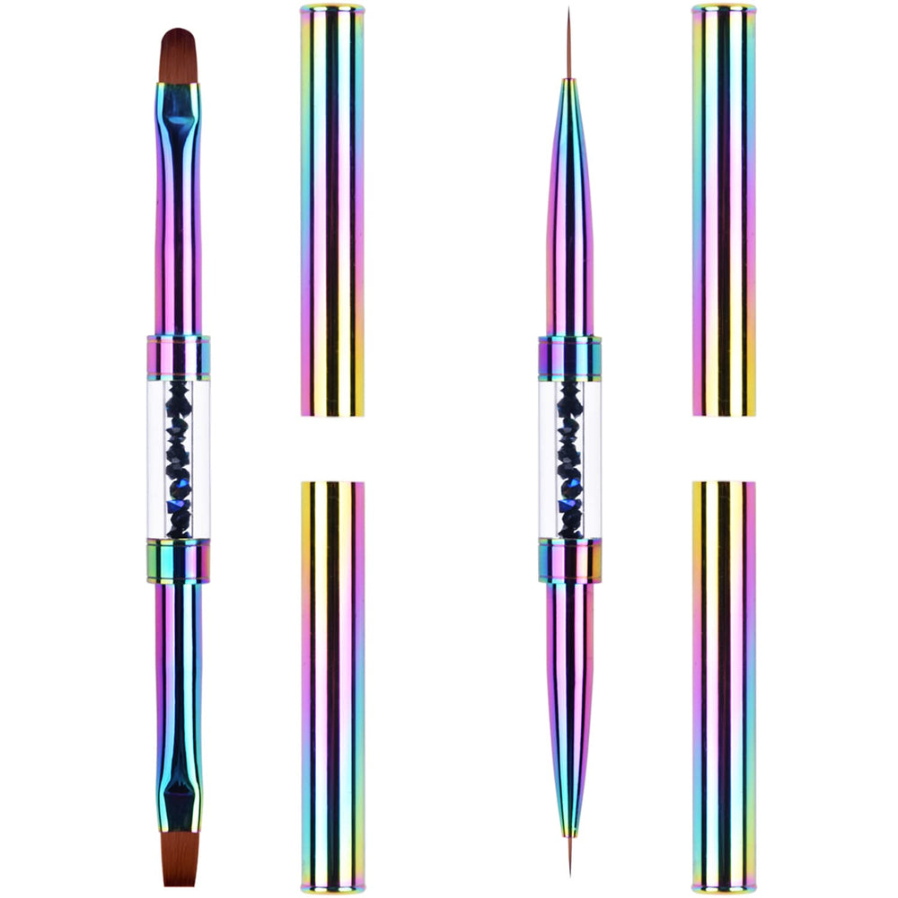 Ensemble Ycyan de brosses UV builder gel pour ongles, outil précis et élégant.