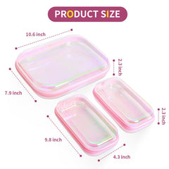 YEANIEGUOGI trousse moyenne zippée, accès facile aux essentiels du quotidien.