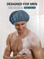 Years Calm cap de douche homme voyage compacte bleu: idéal à emporter