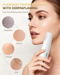 YeCheer Dermaplane Vibrations 11000 Par Minute: action rapide pour éliminer poils et cellules mortes.
