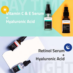 YEOUTH Coffret Sérums Visage 3×1oz, présentation soignée pour routine complète.